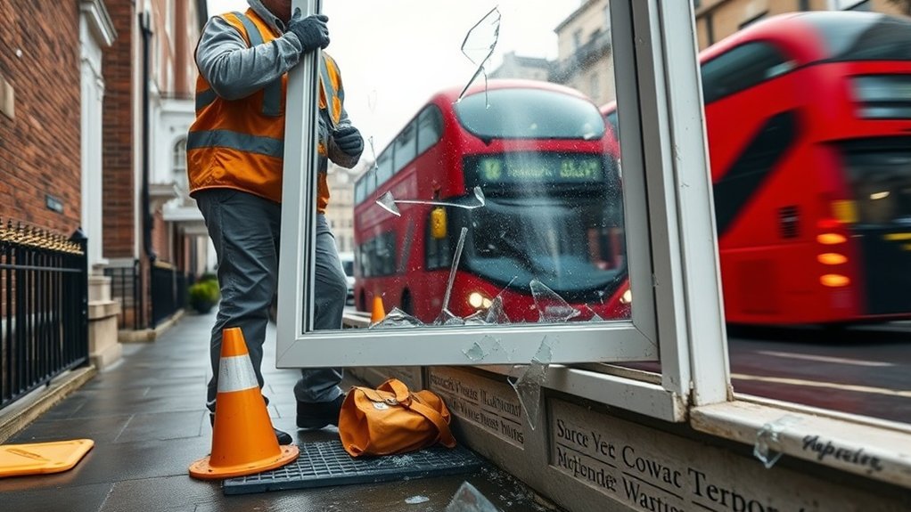 Broken Glass Replacement Lower Edmonton