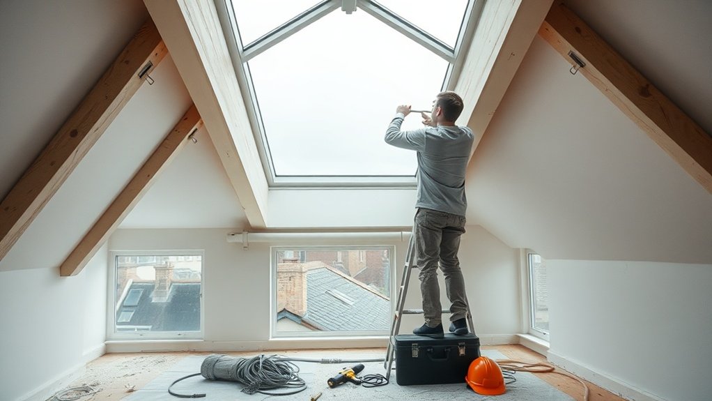 Electric Skylight Installation Lower Edmonton