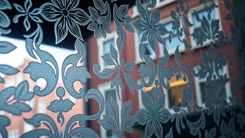 Patterned Decorative Glass Lower Edmonton