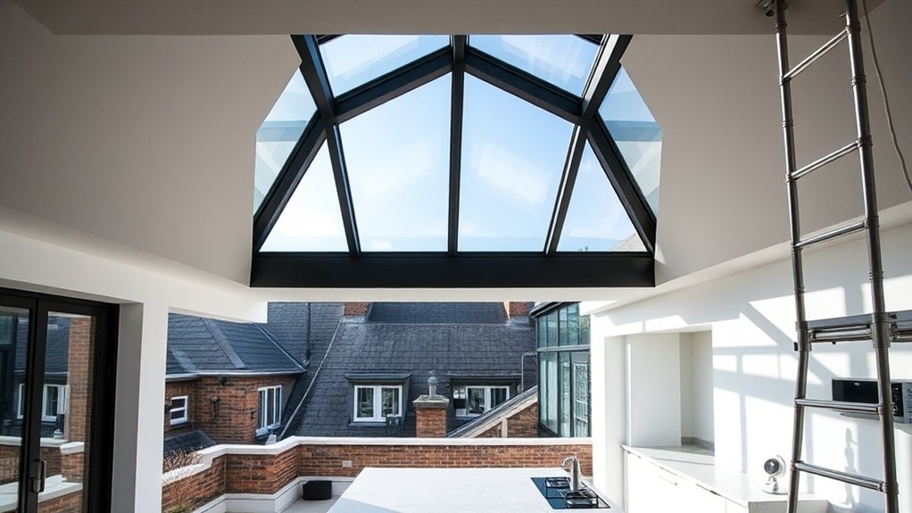 Roof Lantern Installation Lower Edmonton