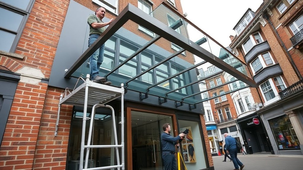 Shopfront Canopy Lower Edmonton