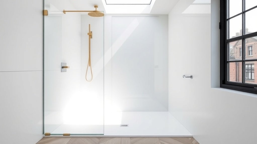 Walk-In Shower Screens Lower Edmonton