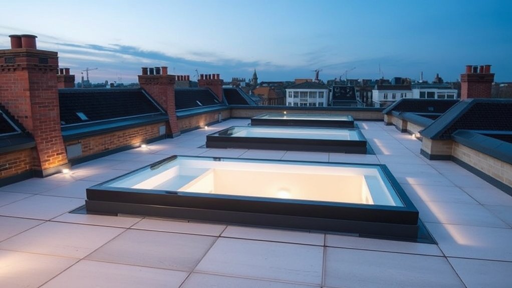 Walk-On Roof Lights Lower Edmonton